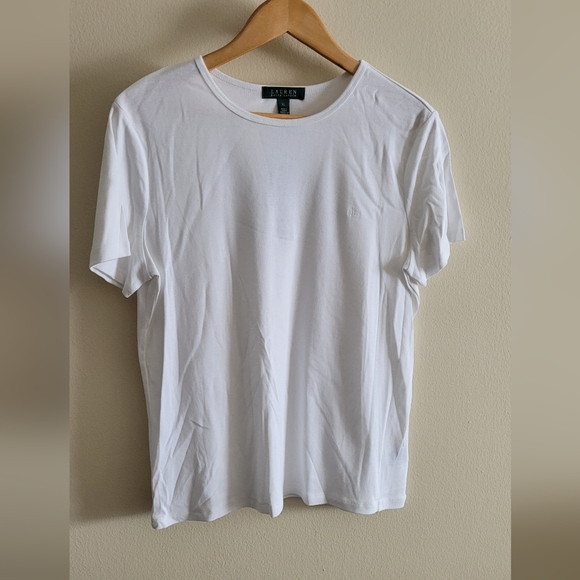 Ralph Lauren Tops - Ralph Lauren classic cotton crewneck tshirt Women's XL